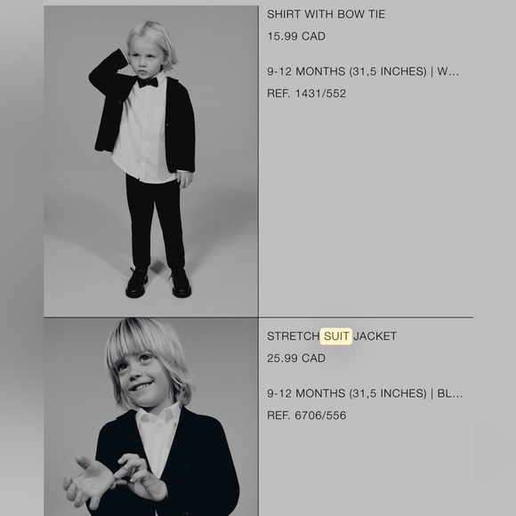 Baby Zara Suit - Picture 2 of 2